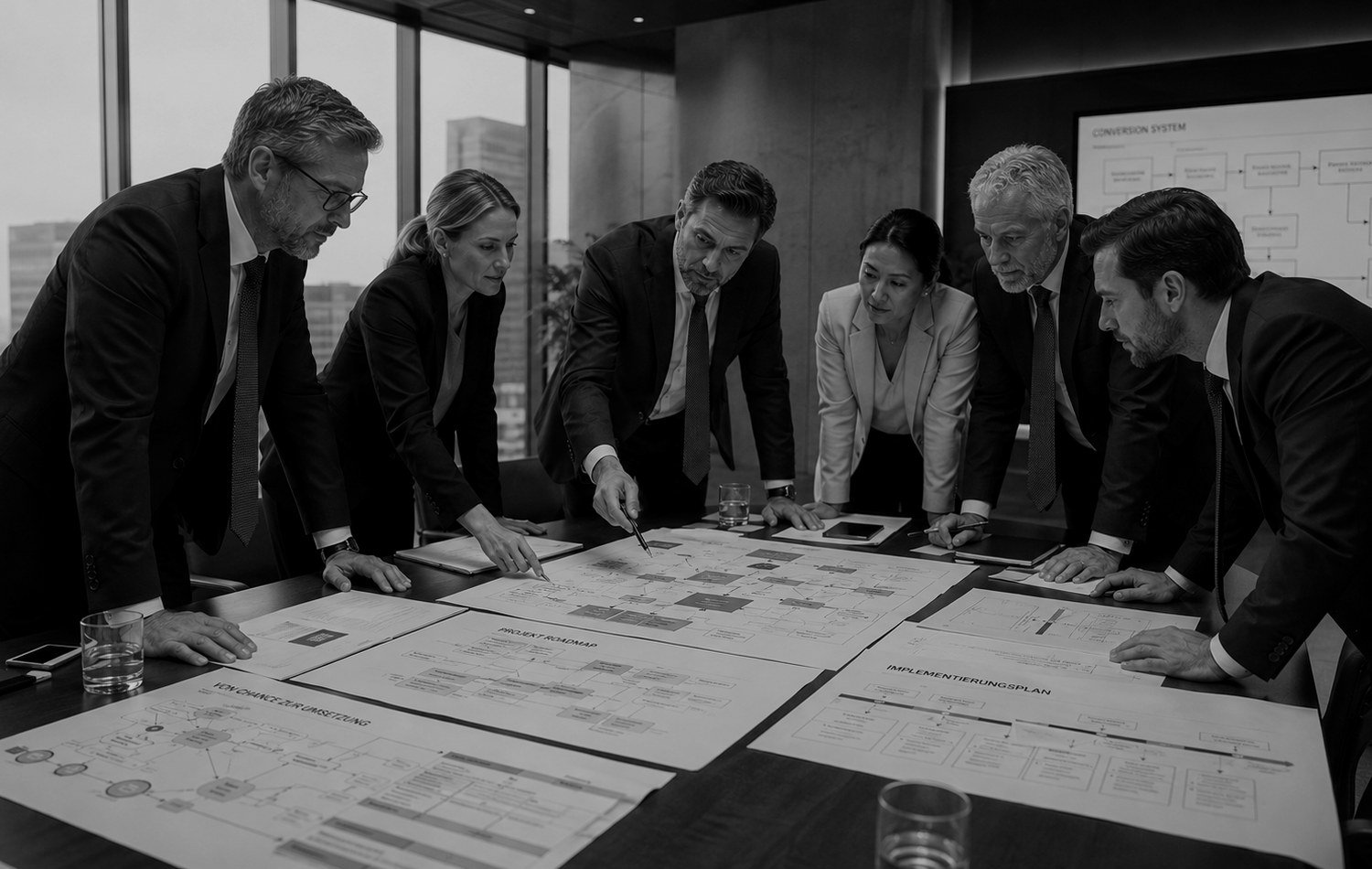 Structured conversion meeting and project planning